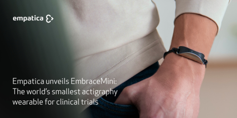 thumbnail EmbraceMini is an ultra-compact health monitoring device, focused on delivering exceptional wearability and high-quality data without compromising sponsor or participant needs. At just 12mm thick and 14mm wide, EmbraceMini is the smallest wristworn actigraphy device for clinical research in the world – the size of a USB flash drive or AA battery. 
