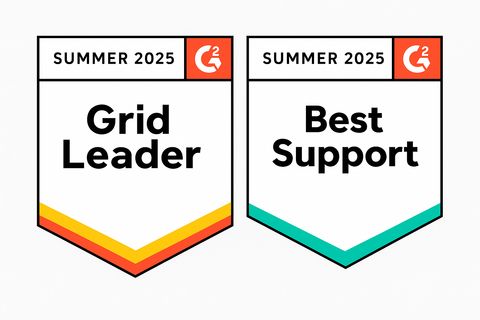 original G2 badges recognize Regula’s leadership in identity verification and its unmatched customer support