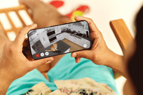 original 75% people say that being able to check in on their home virtually would make it easier to relax while on vacation.