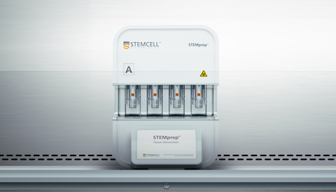 original To help scientists accelerate their workflows, STEMCELL Technologies has commercially launched the STEMprep™ Tissue Dissociator System—a new benchtop instrument that automates, standardizes, and streamlines tissue dissociation, the process of breaking down tissue samples into single-cell suspensions for research purposes.