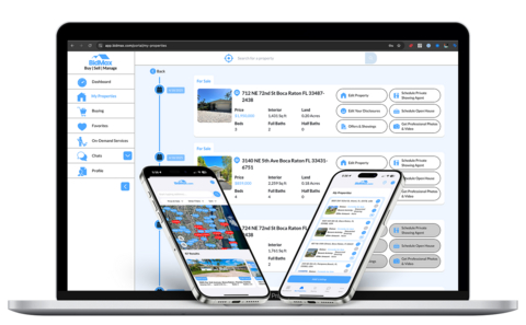 original BidMax consumer-first portal fully automates real estate listings and transactions.