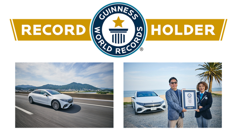 original Set Guinness World Record™ for longest distance travelled by EV on single charge
