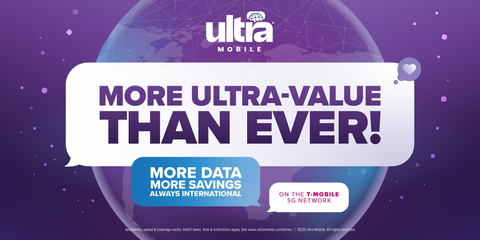 original Ultra Mobile Doubles Down on Value and Savings: More Data. More Perks. 2012 Prices.
