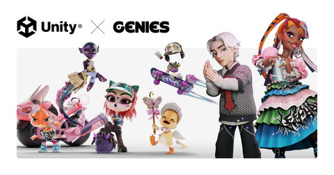 original Genies and Unity are bringing AI avatars and UGC tools to game developers