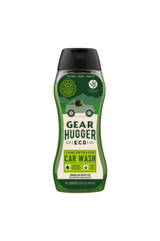 original Gear Hugger Car Wash is a powerful, plant-based formula designed to clean your car, truck, bike or outdoor gear without the harsh chemicals found in typical car washes. Made with biodegradable, non-toxic ingredients, it delivers a deep clean that cuts through dirt, grime and road residue while being safe for your family, pets and the planet. Unlike traditional car washes that often contain petroleum, Gear Hugger’s formula is fossil fuel-free and made with renewable, plant-powered ingredients. It’s tough on dirt but gentle on your car’s finish, leaving behind a spotless, streak-free shine. Perfect for garages, driveways or anywhere you wash your car, this eco-friendly solution helps protect waterways from harmful runoff and reduces your environmental impact. Just add water, lather up and enjoy a better way to clean your ride. Safe for use on paint, glass, plastic and rubber. Available in 16 oz.