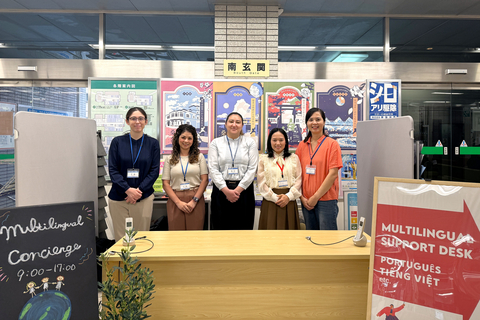 original Concierges working at the counter