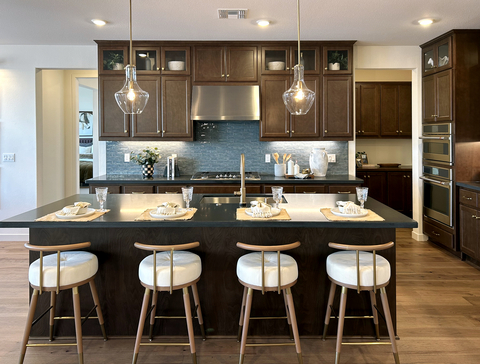 original Stylish, functional homes at The Tides at River Islands range from approximately 2,373 to 3,611 square feet; buyers can expect tastefully appointed, modern kitchens featuring natural gas appliances, made-for-entertaining islands, sleek countertops and high-end finishes.