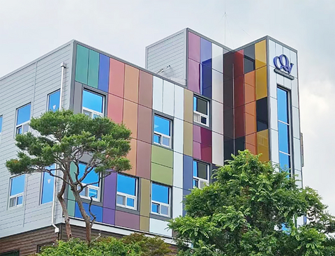 original Colored Building-Integrated Photovoltaic modules developed by CQV, a subsidiary of GNMI.