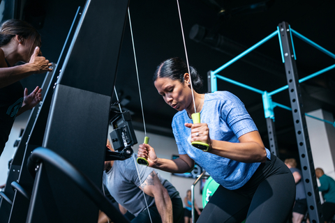 thumbnail MAS Testing in action while a BFT member drives intensity on the Ski Erg, building endurance and tracking progress through measurable conditioning data.