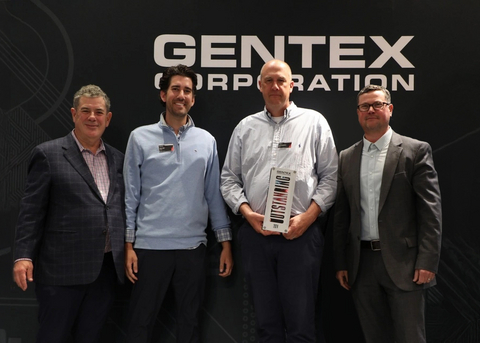 original Leaders from Boyd and Gentex meet as Boyd is recognized as a Gentex Supplier of the Year. Boyd was awarded for outstanding performance in innovation, quality, delivery support, and dedication to Gentex in 2024.