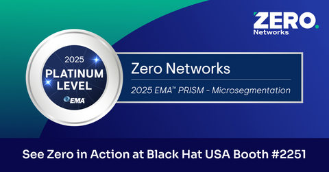 original Zero Networks is bringing radically simple microsegmentation, their solution featured in a recent EMA PRISM Report, to Black Hat USA 2025.