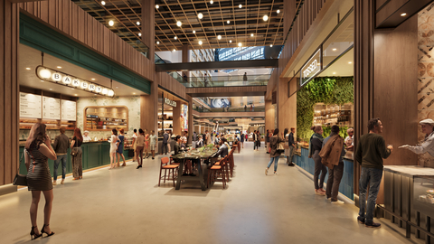 original Project update includes the release of new rendering of the ground-floor atrium
