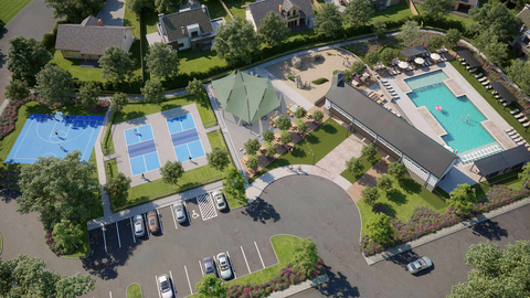 original Amenity Center Rendering *Images representative only