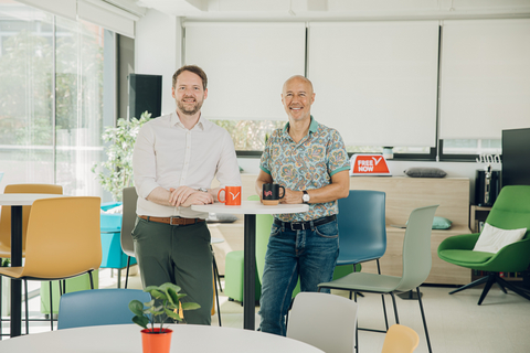 original FREENOW CEO Thomas Zimmermann and Lyft CEO David Risher