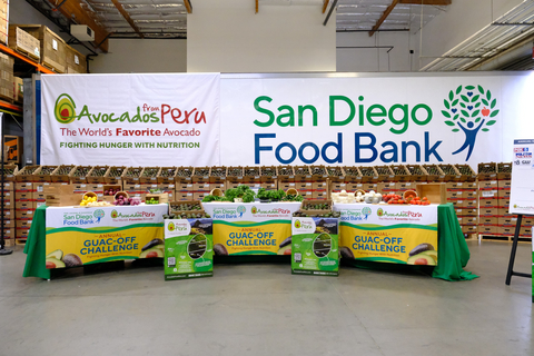 original On National Avocado Day, the Jacobs & Cushman San Diego Food Bank, San Diego County’s largest independent hunger-relief organization, announced a generous donation of 100,000 avocados from Avocados from Peru at its 3rd annual celebratory Guac-Off Challenge.