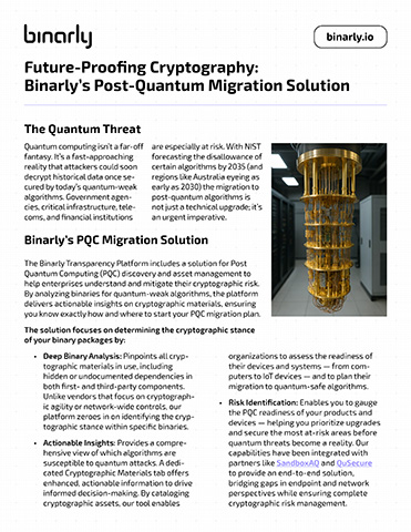 thumbnail Future-Proofing Cryptography: Binarly’s Post-Quantum Migration Solution