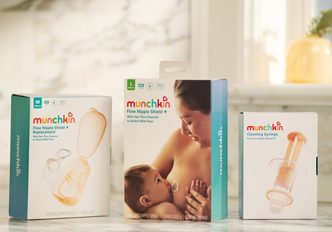original Munchkin announces new groundbreaking research during National Breastfeeding Awareness Month, showing how its Flow Nipple Shield+ is revolutionizing breastfeeding success.