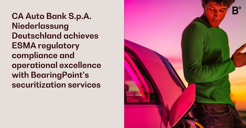 original BearingPoint supported CA Auto Bank’s German branch in strengthening its reporting capabilities and positioning itself for future regulatory changes.