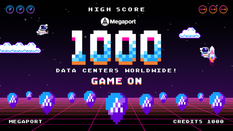 original With over 1,000 enabled locations, Megaport now provides access from 10% of all data centres worldwide.