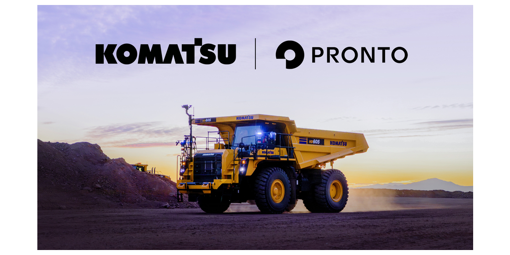 Komatsu North America and Pronto launch autonomy solution for