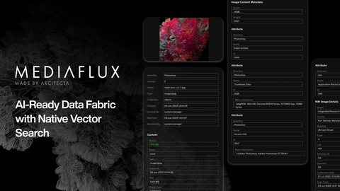 original Arcitecta Mediaflux: AI-Ready Data Fabric with Native Vector Search