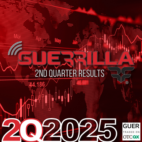 original Guerrilla RF, Inc. (OTCQX: GUER), a leading provider of state-of-the-art radio frequency (RF) and microwave semiconductors, today announced second quarter 2025 financial results.