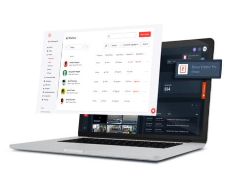 original Brivo Visitor Management Dashboard