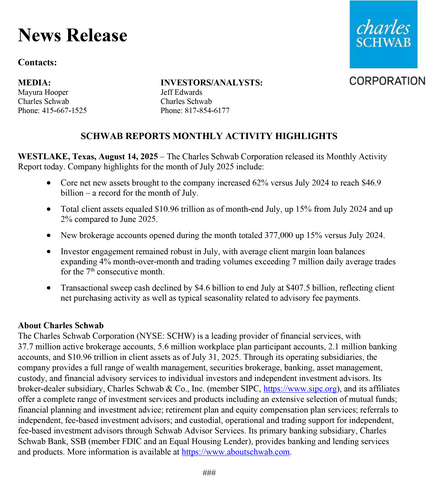 thumbnail .PDF of press release and table