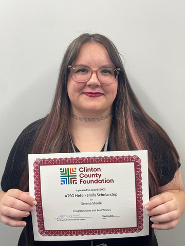 thumbnail Serena Steele was awarded the 2025 Hete Family Scholarship.