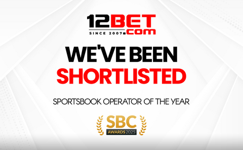 original 12BET shortlisted for Sportsbook Operator of the Year at SBC Awards 2025