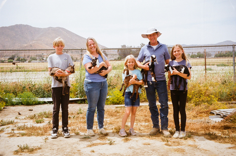 thumbnail Dan Drake and his family on the farm.