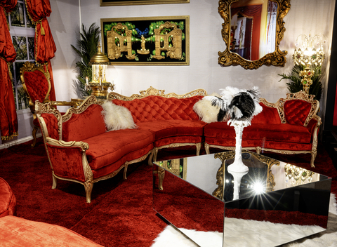 original New Graceland in Red Exhibit opens at Elvis' home in Memphis.