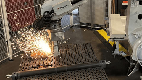 thumbnail Edge breaking and grinding without programming: Teqram’s EasyGrinder improves part quality while reducing manual labor.