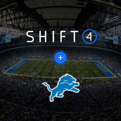 original Detroit Lions Partner with Shift4 to Power Ticketing and Gameday Commerce at Ford Field