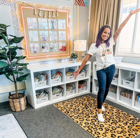 original Continuing its support of educators nationwide, Rugs.com has made it easier to nominate a teacher to win a free rug for their classroom through its impactful "Paying it Floorward" initiative. Northern California teacher @sweetandpetiteteacher is just one of thousands nationwide who have already won a rug for their classrooms.