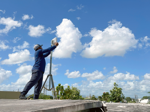 original AeroNet brings Tarana-powered connectivity to a business customer with a professional installation.