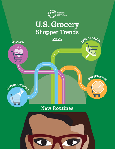 original Nearly half of U.S. grocery shoppers (44%) embrace a weekly mealtime tradition, and more Americans are building new eating routines this fall, according to FMI’s U.S. Grocery Shopper Trends: New Routines