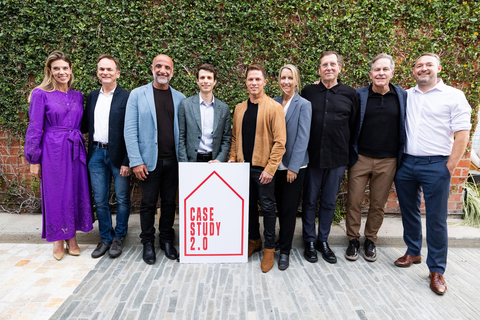 original From left to right: Alison MacCracken, Crest Real Estate; Michael Kovac, Kovac Design Studio; John Labib, Labib Funk & Associates; Steven Somers, Crest Real Estate; Jason Somers, Crest Real Estate; Ceci Clarke, Ceci Clarke Construction; Brett Steele, Dean of USC School of Architecture; Grant Kirkpatrick, KAA; and Stewart Byrne, EcoOutdoor, pictured at a Case Study 2.0 launch event