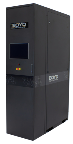 original Boyd's new Rack Emulator validates liquid cooling system performance in AI data centers, helping clients more safely and efficiently deploy liquid cooled data centers with improved speed of deployment. Boyd's Rack Emulator simulates the pressure drop and heat dissipation of a rack and uses automation to test coolant distribution units (CDUs) and facility cooling systems to validate thermal performance before connecting to data center IT equipment, ensuring efficient and safe operation through start up without damage.
