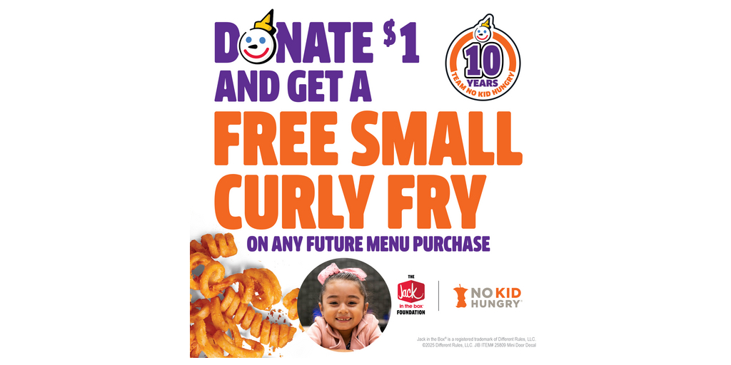 Jack in the Box Celebrates 10 Years of Fighting Childhood Hunger