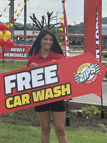 original ZIP into one of the three newly remodeled locations in Lynchburg and Roanoke on Wednesday and Thursday of this week for a free car wash to experience the ZIPS difference for yourself.
