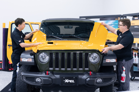 thumbnail XPEL launches COLOR Paint Protection Film (PPF), an innovative way for owners to protect and personalize their vehicle. This Jeep Wrangler is protected in XPEL Yellow COLOR PPF.