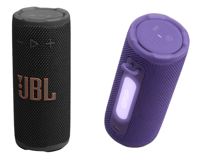 The JBL Grip Just Landed. Designed to Move, Built to Blast. The JBL Grip Just Landed. Designed to Move, Built to Blast.