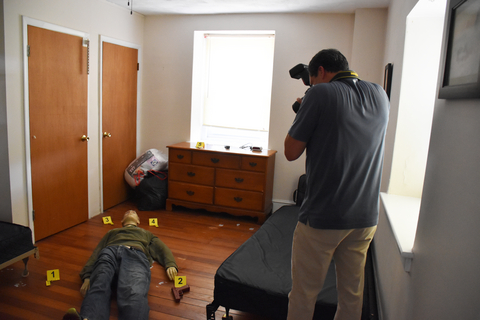 original Gwynedd Mercy University’s new Crime Scene House gives criminal justice students hands-on training in realistic investigative scenarios.