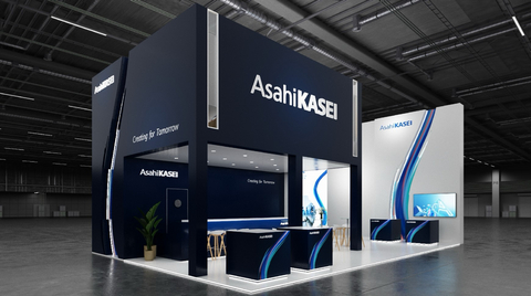 original Asahi Kasei booth at K 2025