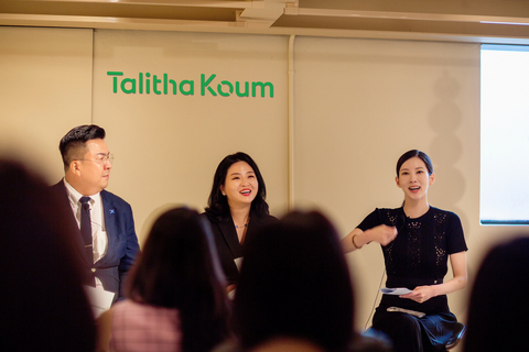 Artist June Lee and CEO Moon Sun Chai