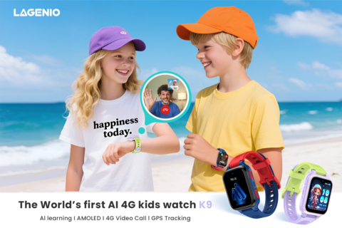 thumbnail LAGENIO kids smartwatches in colorful designs with fun cartoon watch faces, fitness tracking, safety features, and educational functions