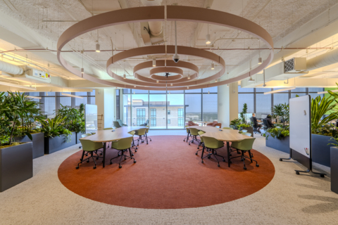 thumbnail Light fixtures inspired by the State Capitol building. Photo: Patrick Kirk