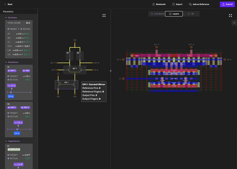 thumbnail Astrus product screenshot showing performance parameters