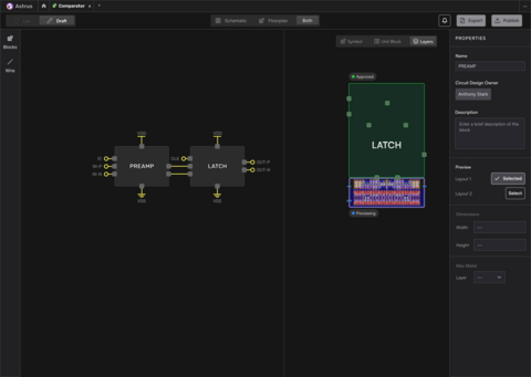 thumbnail Astrus product screenshot of comparator